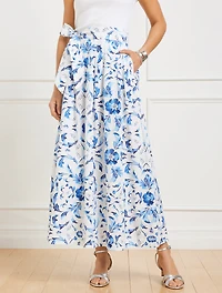 Piper Pleated Patio Skirt - Beautiful Scroll