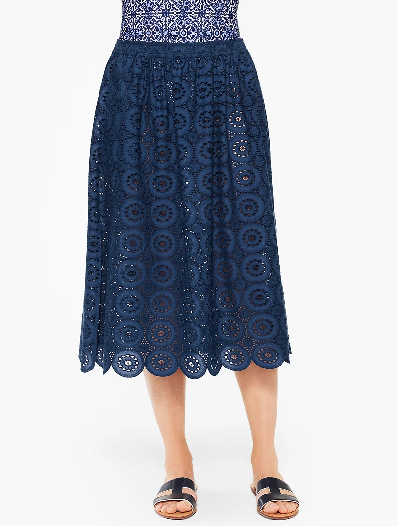 Aqua Club Eyelet Skirt Cover-Up