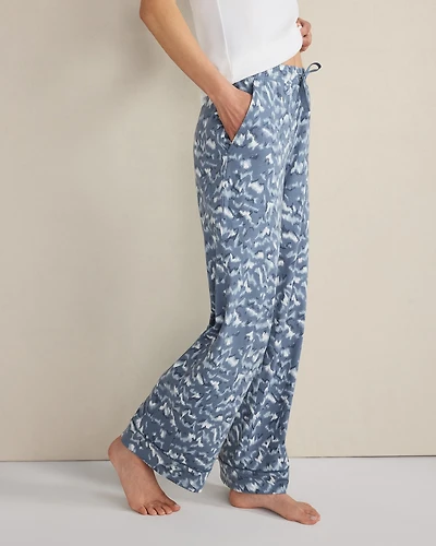 Organic Cotton Jersey Wave Pajama Pants