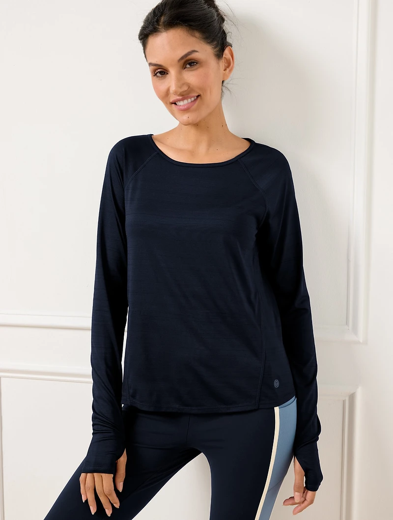 Cool Slub Active Long Sleeve Tee