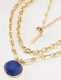 Charm Collection Layered Necklace