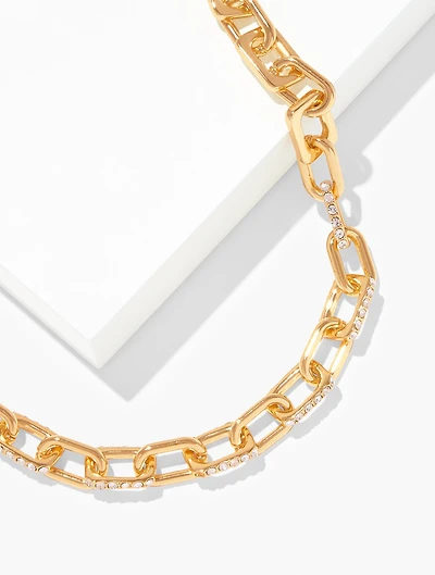 Sculpted Link Necklace