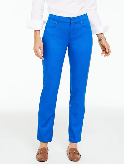 Slim Ankle Jeans - Piece Dyed Curvy Fit