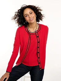 Charming Cardigan - Tipped