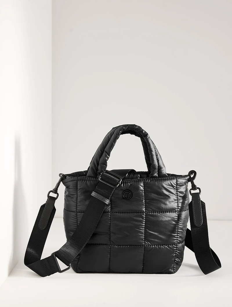 T by Talbots Quilted Nylon Mini Tote