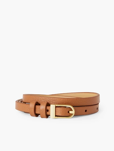 Slim Leather Belt
