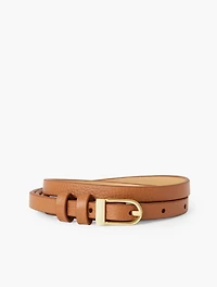 Slim Leather Belt