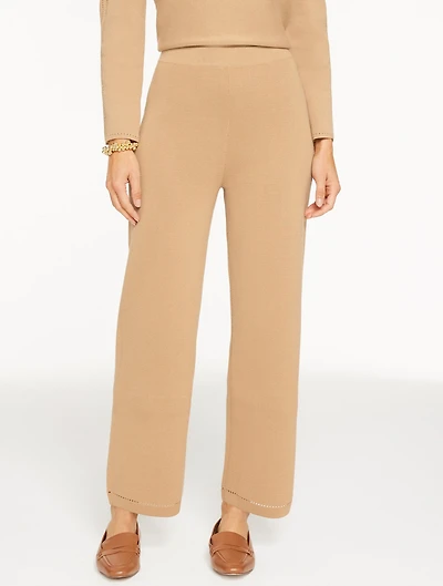 Straight Leg Sweater Studio Pants