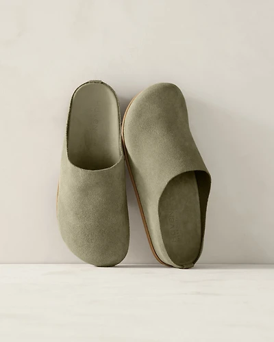 Suede Clogs