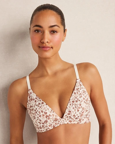 Embrace Mixed Floral Triangle Bralette