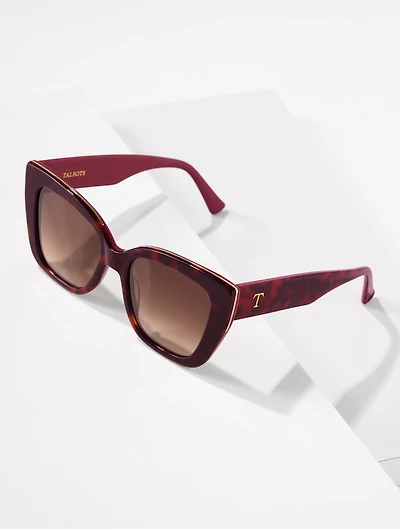 Tanya Colorblock Tortoiseshell Sunglasses
