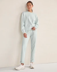 Garment-Dyed Organic Cotton Terry Crewneck
