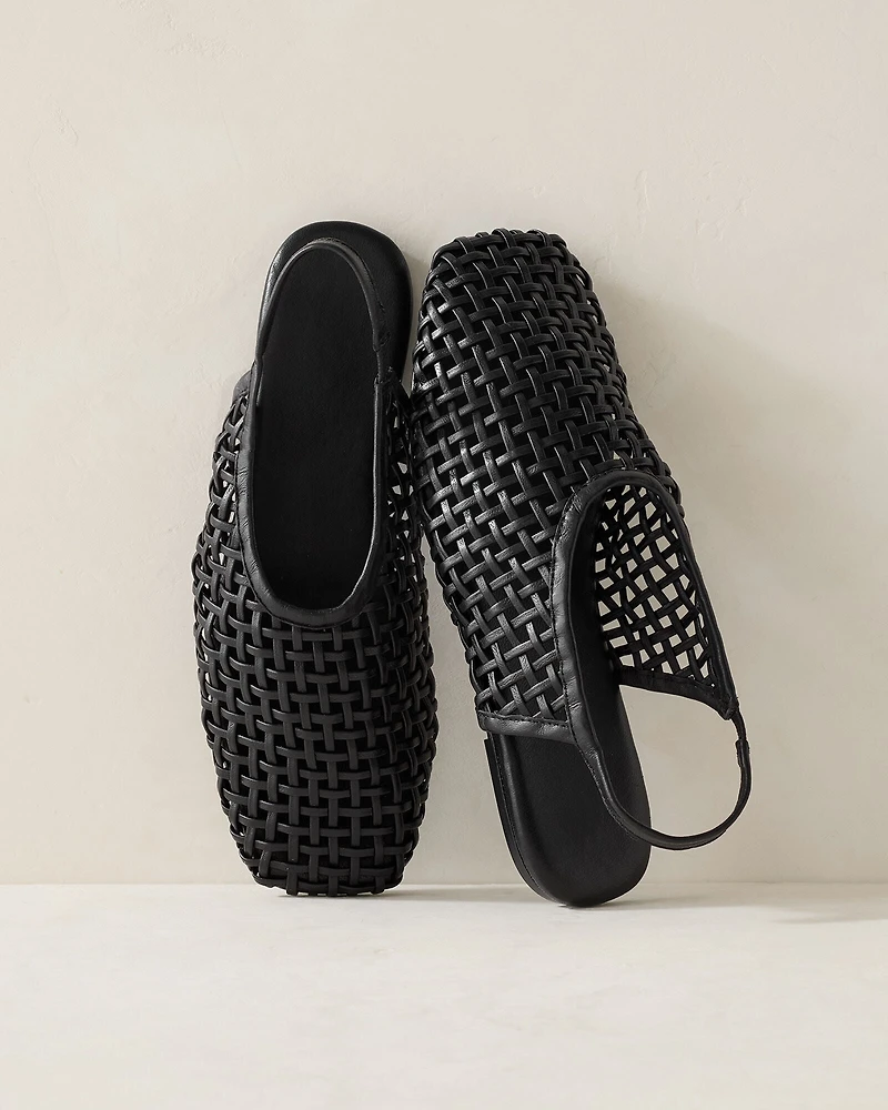 Woven Leather Sandals