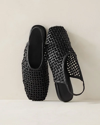 Woven Leather Sandals