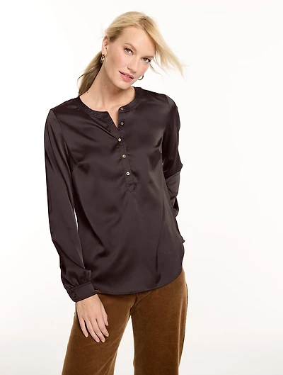 Soft Satin Charmeuse Top