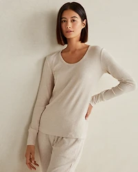 Drapey Rib Knit Top