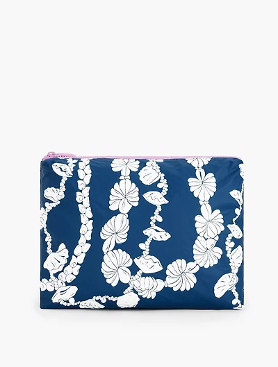 Aloha Collection Mid Shell Lei Reversible Pouch