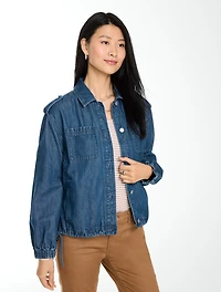 Twill Cinched Jacket