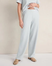 Soft Knit Relaxed Barrel Leg Pants