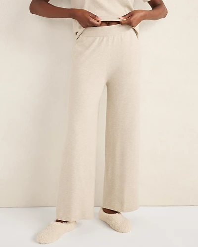 Relaxed Jersey Wide Leg Pants