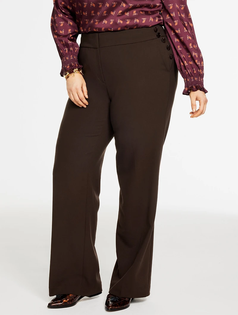Plus Exclusive Talbots Greenwich Wide Leg Pants