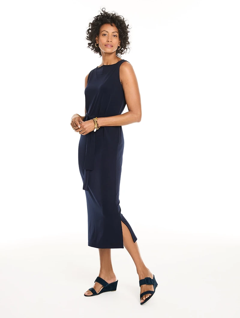 Knit Kit Bateau Neck Midi Dress