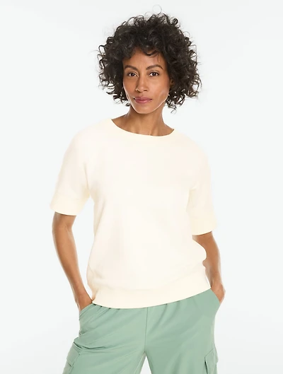 French Terry Crewneck Pullover