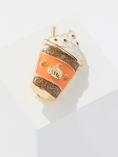 Pumpkin Spice Brooch
