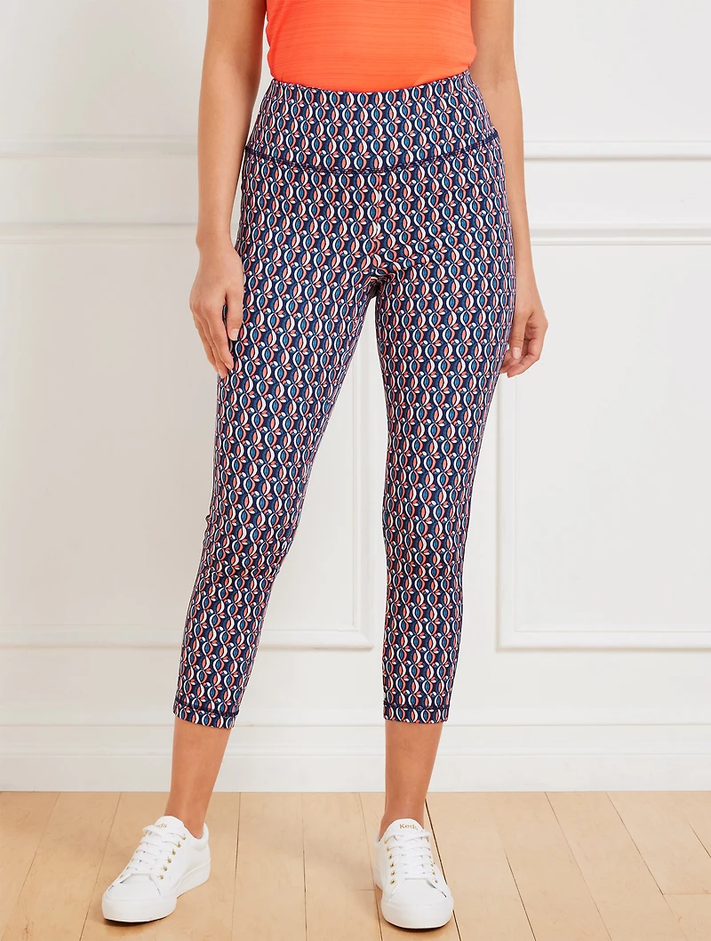 Performance Interlock Capri Leggings
