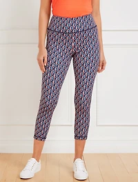 Performance Interlock Capri Leggings
