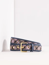 Pemberley Plaid Belt