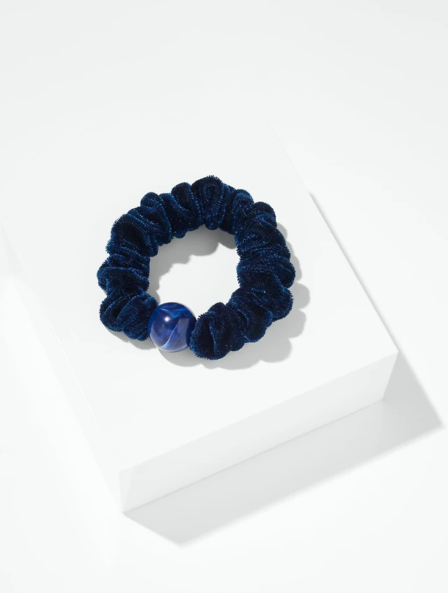 Bauble Bead Velvet Scrunchie
