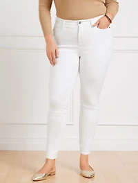 Jeggings - White Curvy Fit
