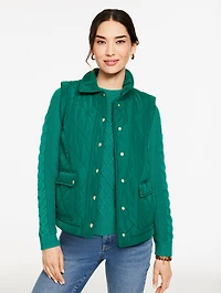 Quilted Barn Vest