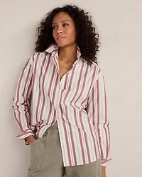 The Daily Shirt Cotton Poplin Stripe
