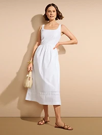 Cotton Fit & Flare Dress