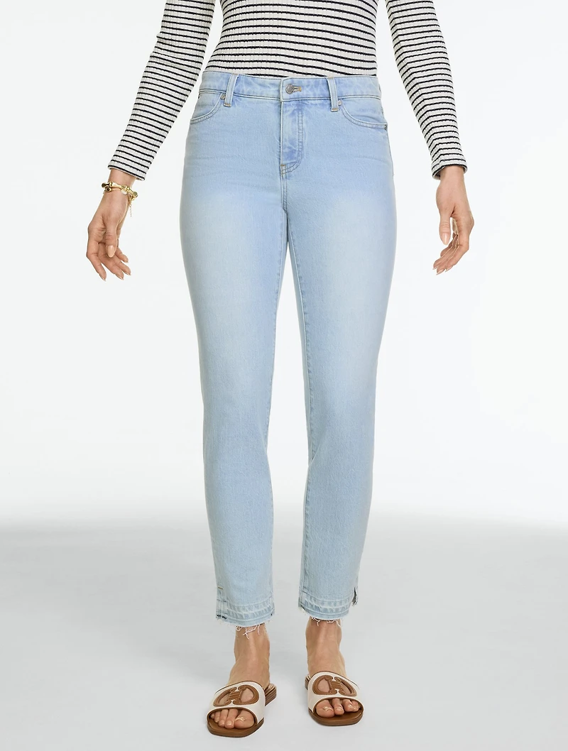 Slim Ankle Drop Hem Jeans - Somerset Wash Curvy Fit