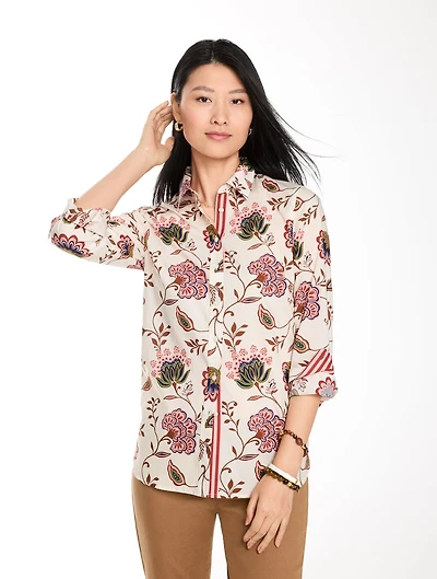 Modern Classic Shirt - Folk Floral