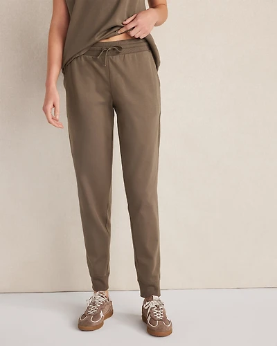 Organic Cotton Interlock Joggers