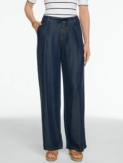 Relaxed Wide Leg Jeans - Gallery Wash