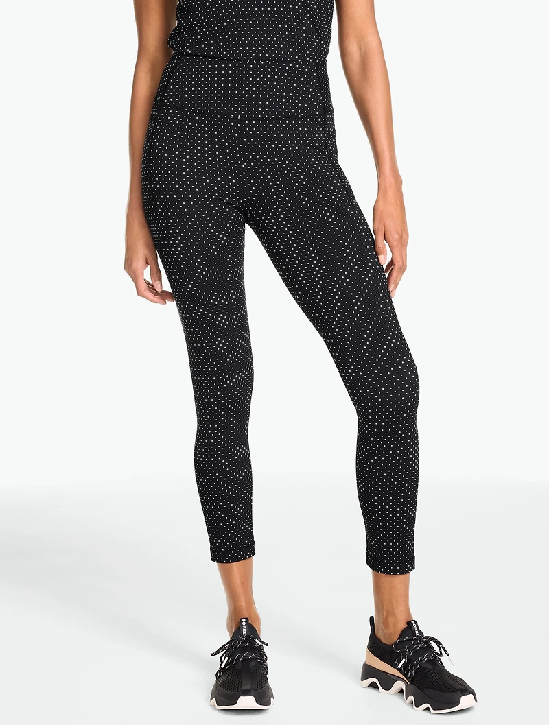 Out & About Capri Leggings - Posh Dot
