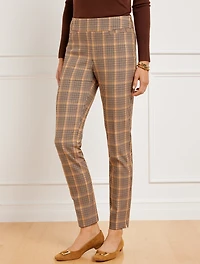 Talbots Chatham Slim Ankle Pants - Haystack Plaid
