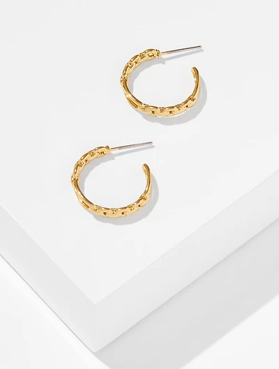 Delicate Chain Hoop Earrings