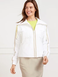 Crinkle Weave Jacket