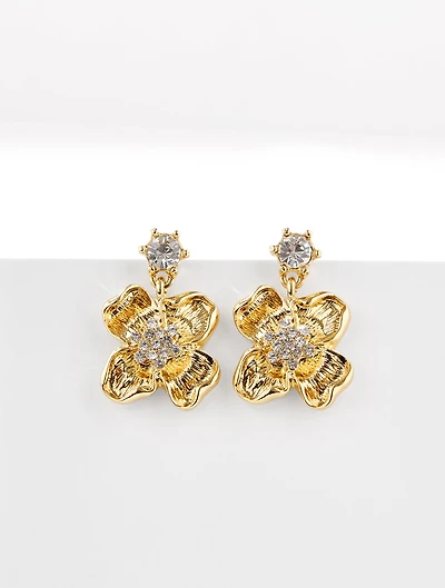 Tidy Flowers Drop Earrings