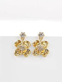 Tidy Flowers Drop Earrings
