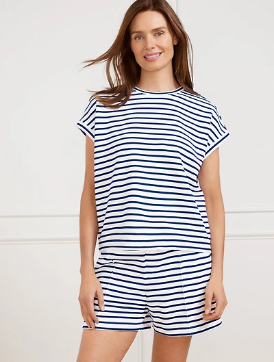 AirKnit Stretch Crewneck Tee - Ace Stripe
