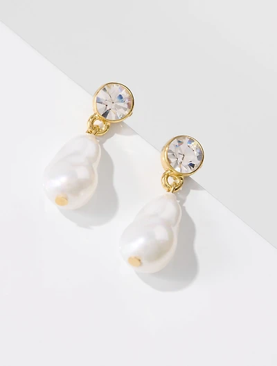 Baroque Pearl Drop Earrings
