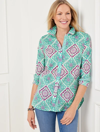 Modern Classic Shirt - Monaco Tiles