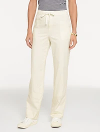 Straight Leg Pull-On Pants